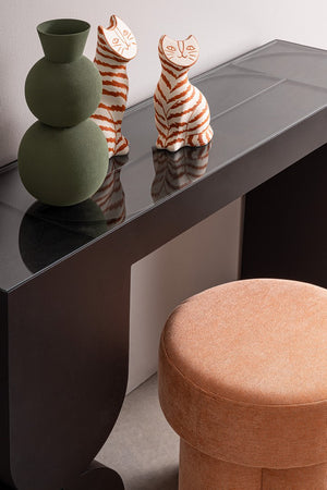 Square Stool Peach D42