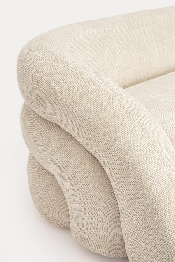 3-Seater Sofa Shell Upholstered L200