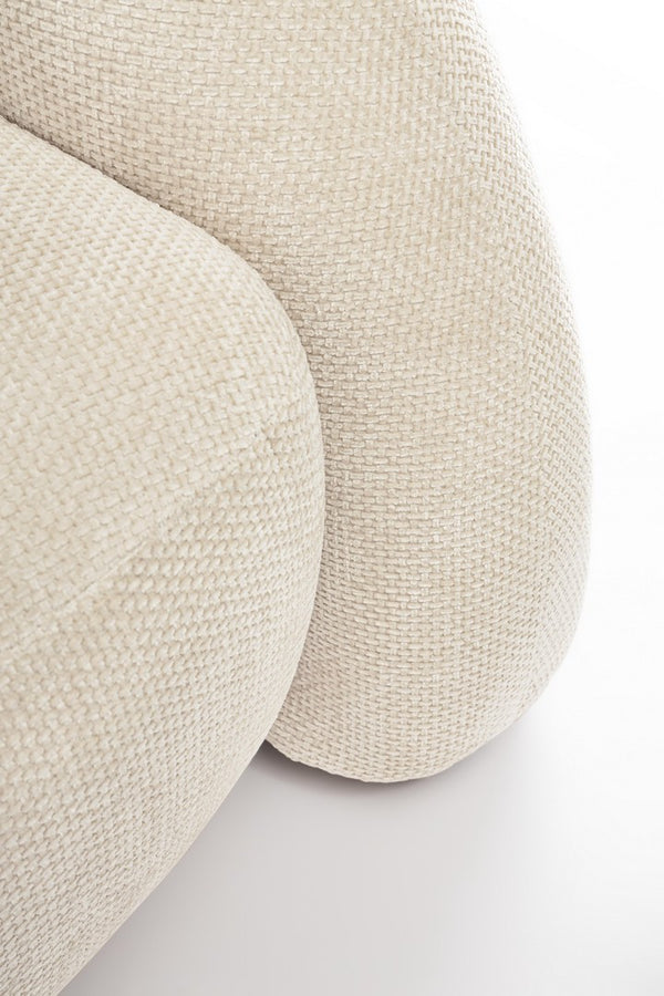 3-Seater Sofa Shell Upholstered L200