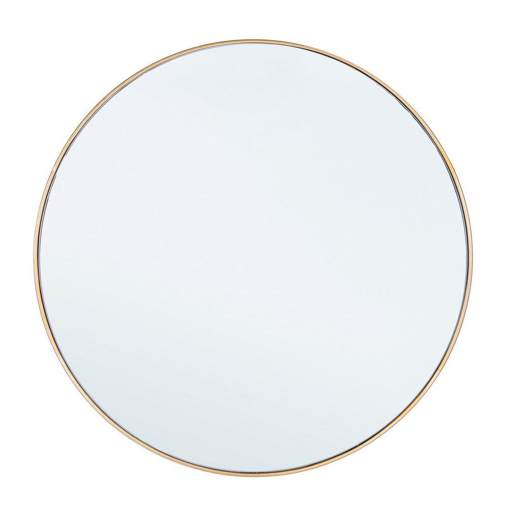 Round Wall Mirror Ø70 cm – Elegant Gold Decorative Mirror