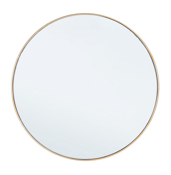 Round Wall Mirror Ø70 cm – Elegant Gold Decorative Mirror