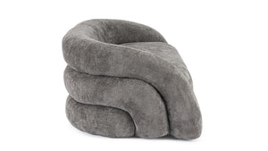 3-Seater Sofa Dark Grey Upholstered L200