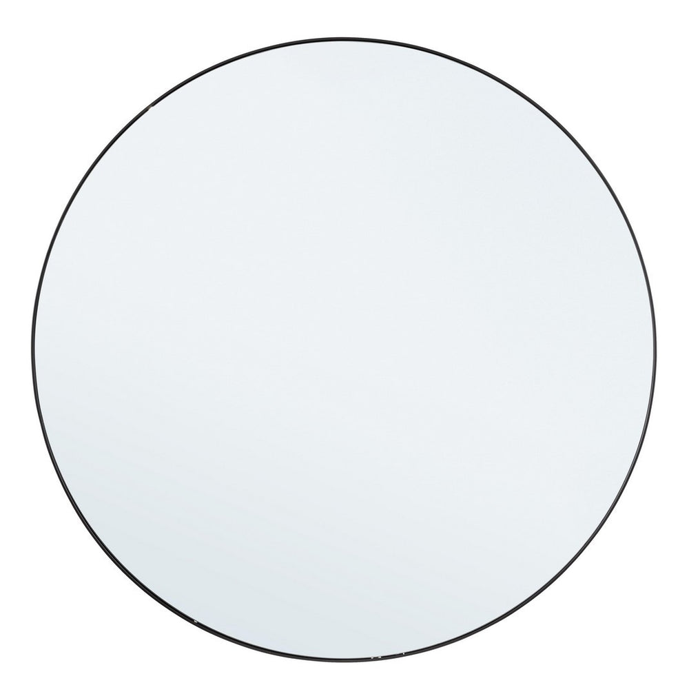 Round Wall Mirror Ø120 cm – Black Modern Decorative Mirror