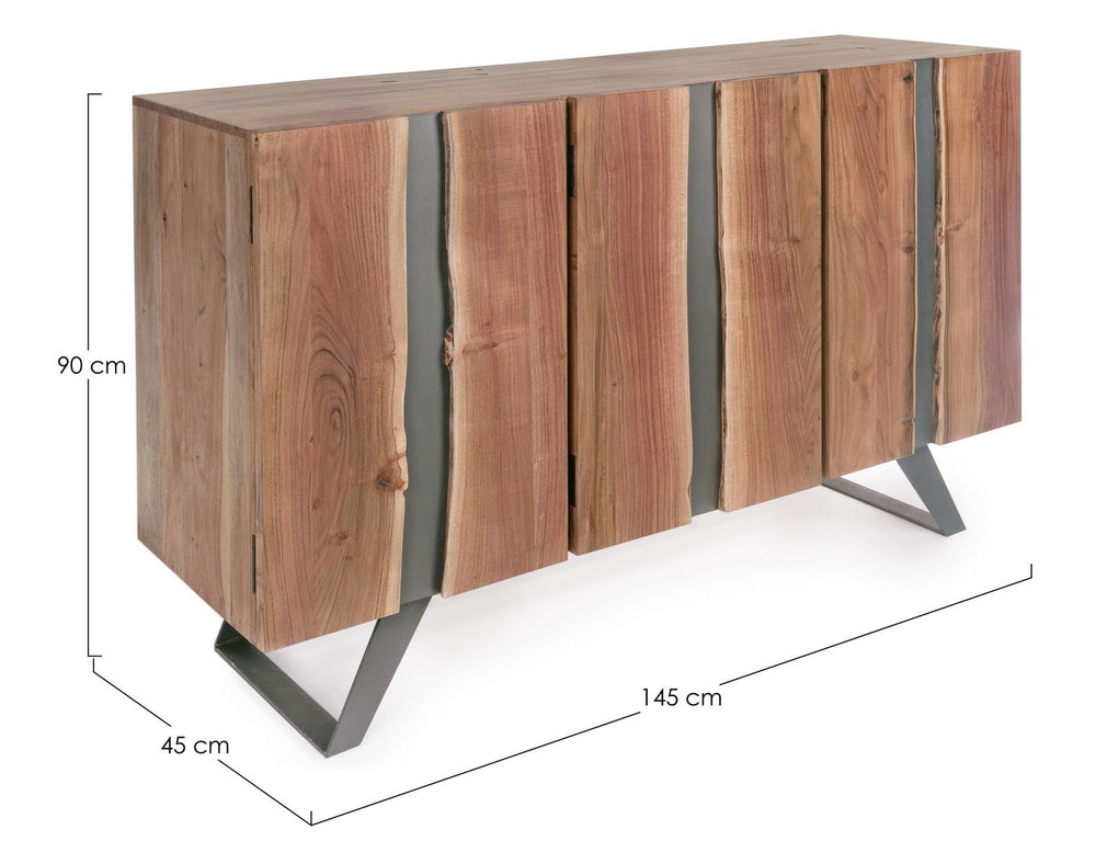 Modern 3-Door Sideboard Cabinet for Stylish Storage