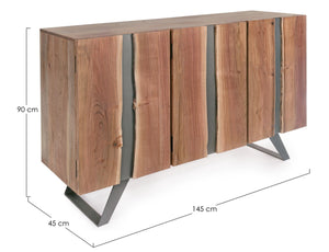 Modern 3-Door Sideboard Cabinet for Stylish Storage