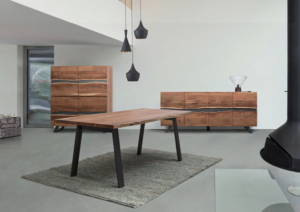 Modern 4-Door Sideboard Cabinet for Extra Storage