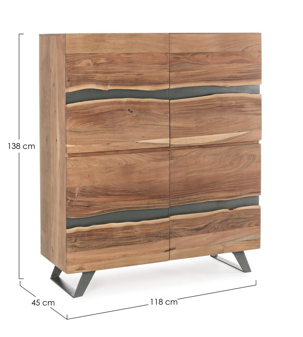 Modern 4-Door Sideboard Cabinet for Extra Storage
