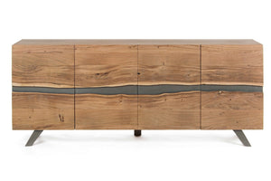 Modern 4-Door Sideboard Cabinet for Spacious Storage