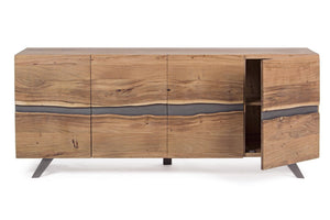 Modern 4-Door Sideboard Cabinet for Spacious Storage