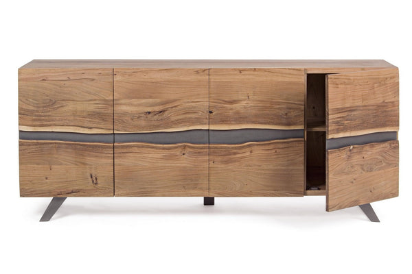 Modern 4-Door Sideboard Cabinet for Spacious Storage
