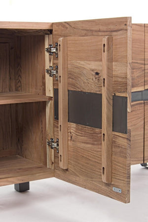 Modern 4-Door Sideboard Cabinet for Spacious Storage