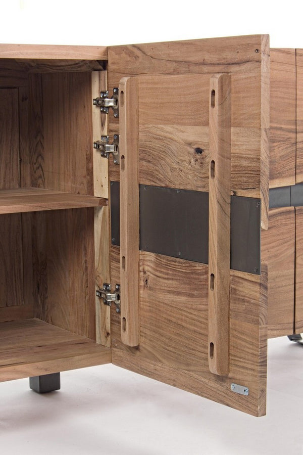 Modern 4-Door Sideboard Cabinet for Spacious Storage