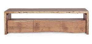 Modern Low Cabinet with 3 Drawers for Living Room Storage