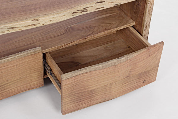 Modern Low Cabinet with 3 Drawers for Living Room Storage