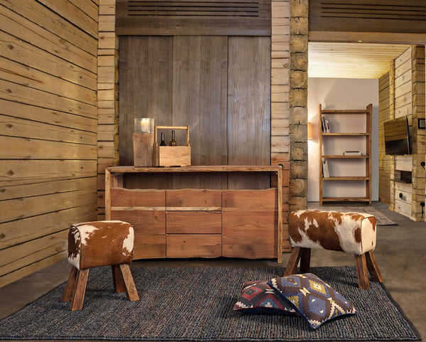 Modern Sideboard with 2 Doors and 3 Drawers for Organized Storage