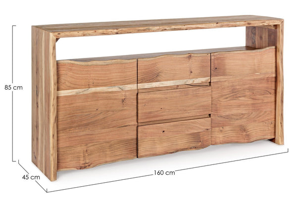 Modern Sideboard with 2 Doors and 3 Drawers for Organized Storage