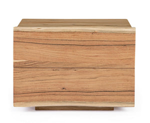 Modern Nightstand with 2 Drawers for Bedroom Storage