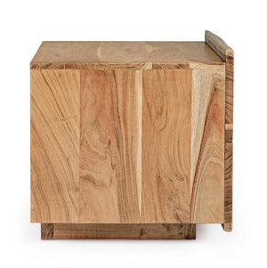 Modern Nightstand with 2 Drawers for Bedroom Storage