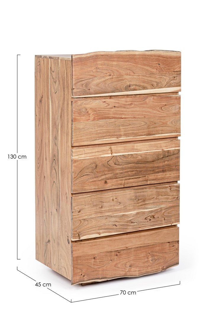 Modern 5-Drawer Chest for Organized Storage