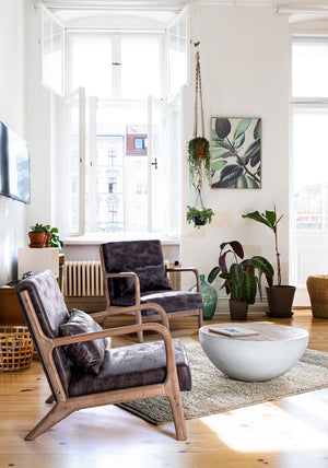 Modern Round Coffee Table for Living Room D90