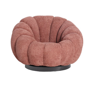 Bouclè Ayent swivel armchair