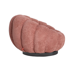Bouclè Ayent swivel armchair