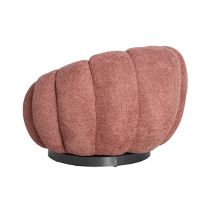 Bouclè Ayent swivel armchair