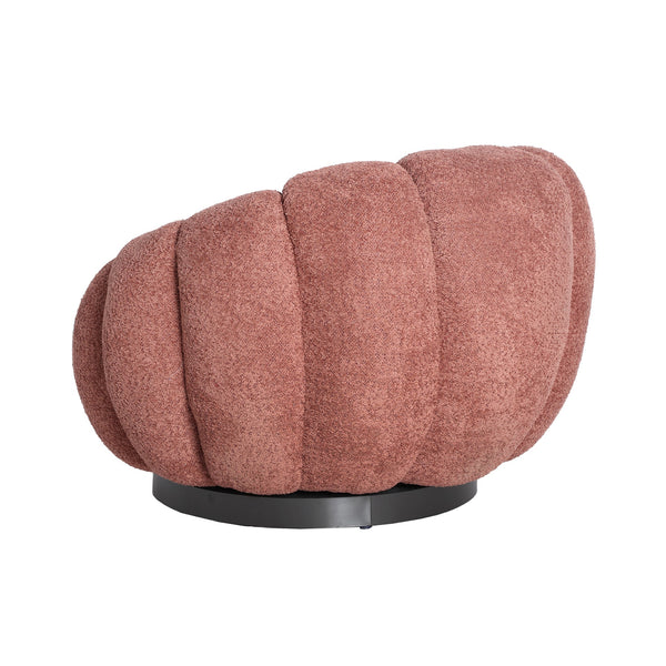 Bouclè Ayent swivel armchair