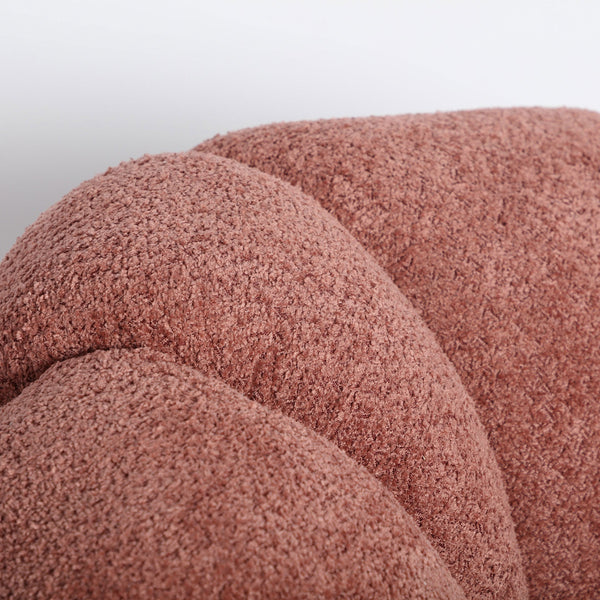 Bouclè Ayent swivel armchair