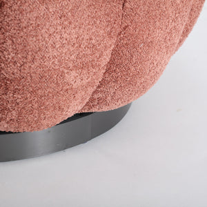 Bouclè Ayent swivel armchair