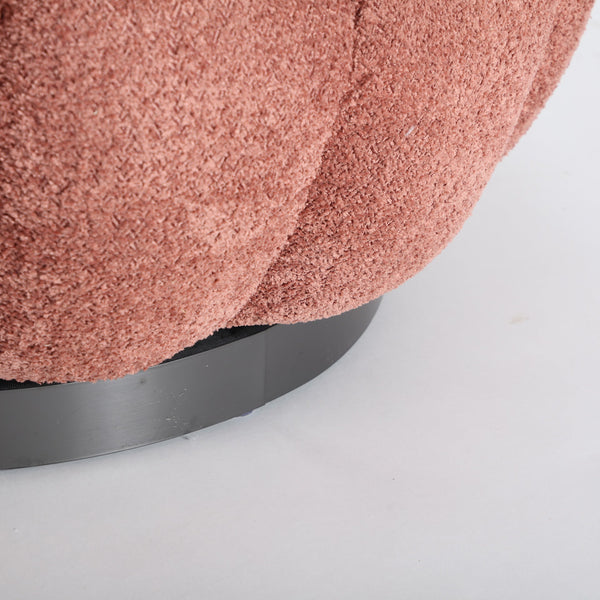 Bouclè Ayent swivel armchair
