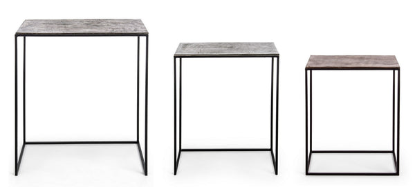 Modern Set of 3 Nesting Side Tables L43/L48/L53