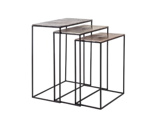 Modern Set of 3 Nesting Side Tables L43/L48/L53