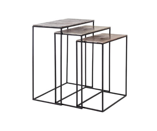 Modern Set of 3 Nesting Side Tables L43/L48/L53