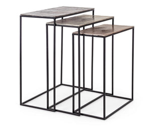 Modern Set of 3 Nesting Side Tables L43/L48/L53