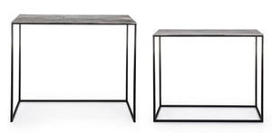 Modern Set of 2 Console Tables for Entryway and Living Room