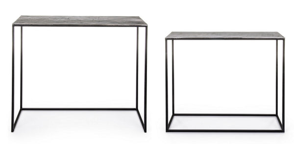 Modern Set of 2 Console Tables for Entryway and Living Room