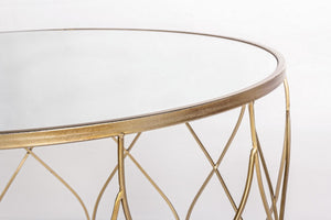Modern Set of 2 Round Coffee Tables for Living Room D71/D66