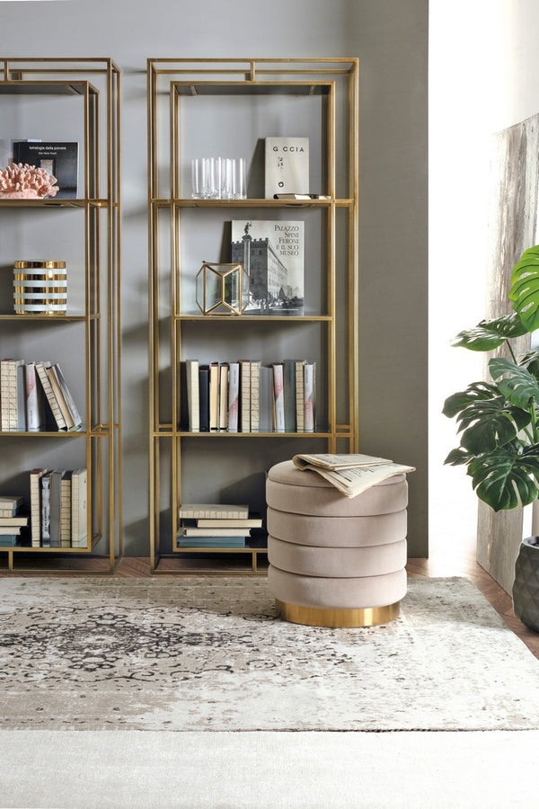 Modern 4-Tier Shelving Unit for Storage and Display
