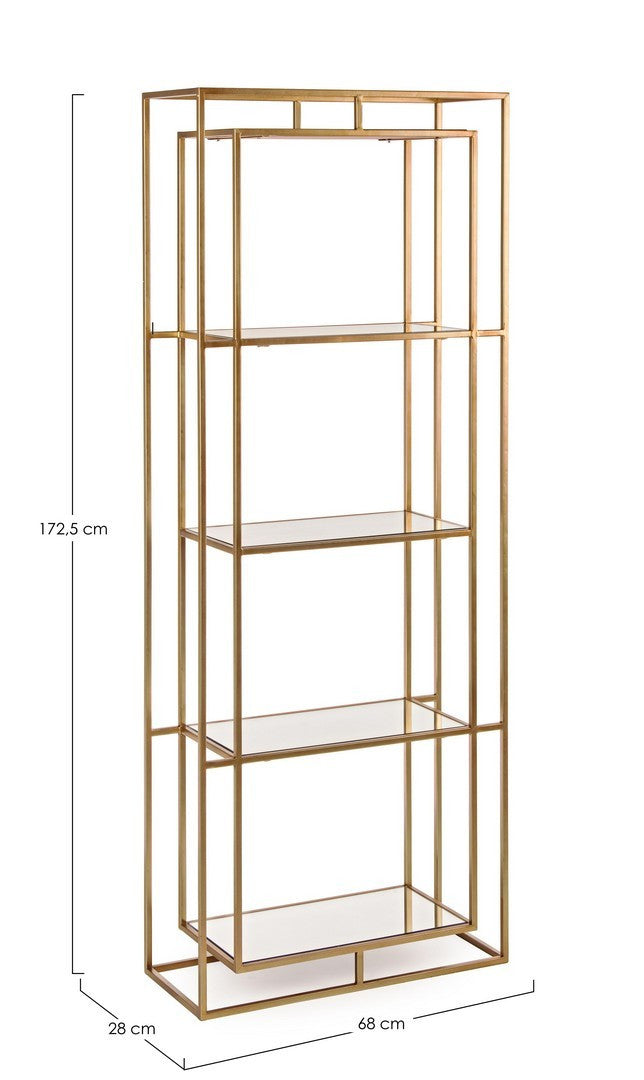 Modern 4-Tier Shelving Unit for Storage and Display