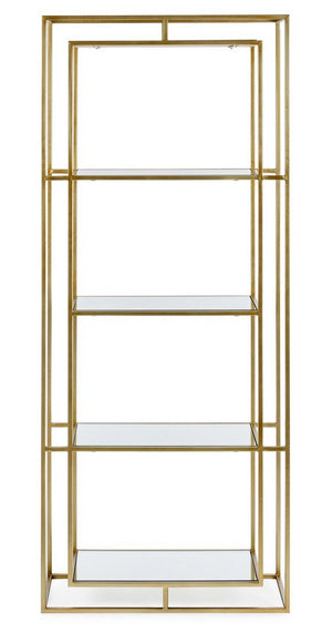 Modern 4-Tier Shelving Unit for Storage and Display
