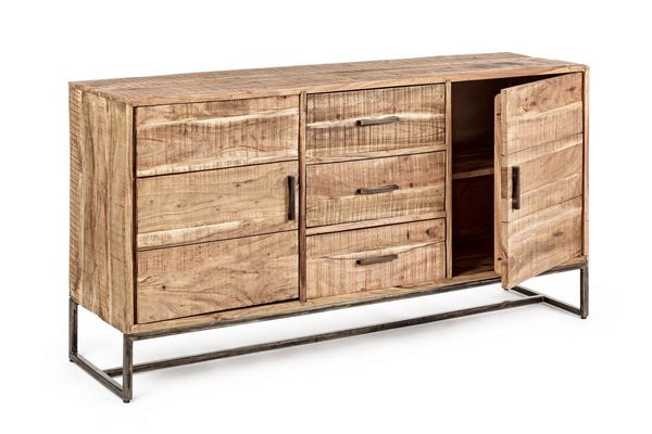 Modern Sideboard with 2 Doors and 3 Drawers for Organized Storage