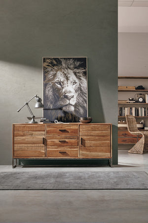 Modern Large Sideboard with 2 Doors and 3 Drawers