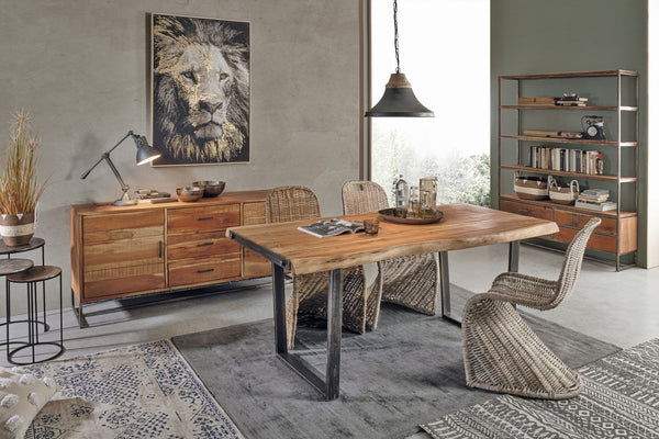 Modern Large Sideboard with 2 Doors and 3 Drawers