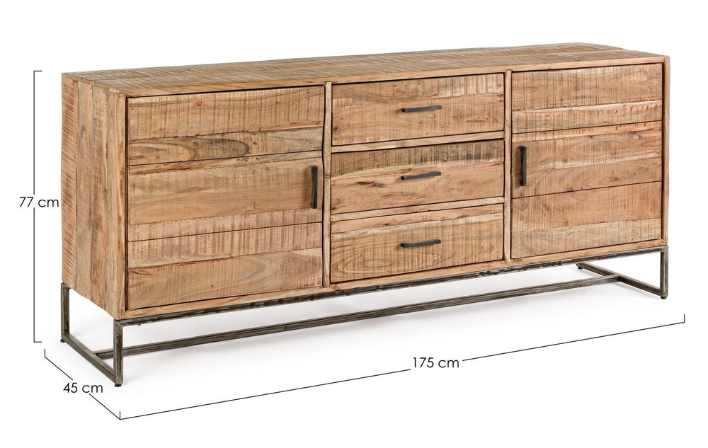 Modern Large Sideboard with 2 Doors and 3 Drawers