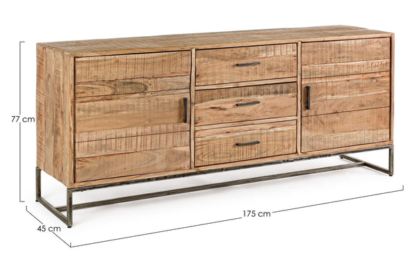 Modern Large Sideboard with 2 Doors and 3 Drawers