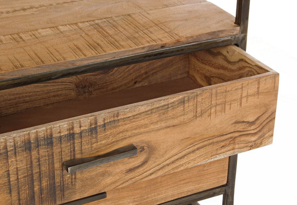Modern Large Shelving Unit with Drawers for Storage and Display