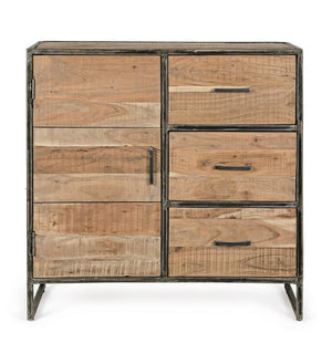 Modern Sideboard with 1 Door and 3 Drawers for Compact Storage