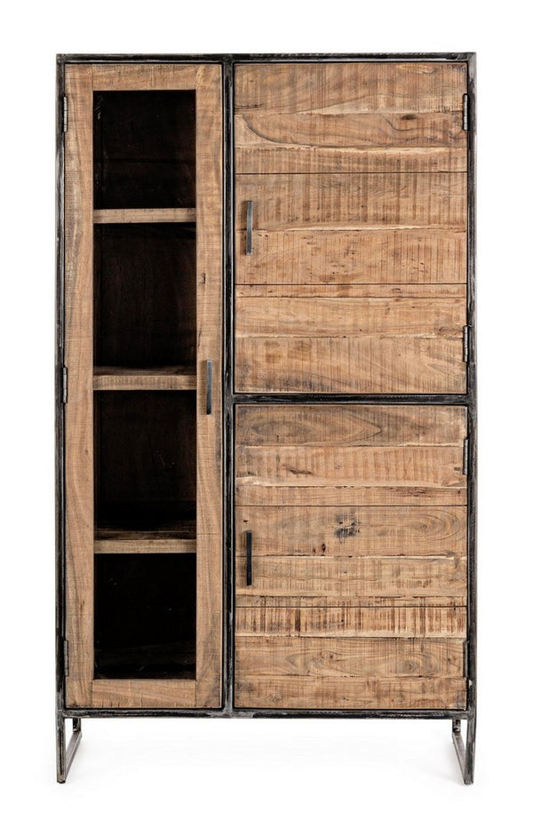 Modern Display Cabinet with 3 Doors for Storage and Showcase