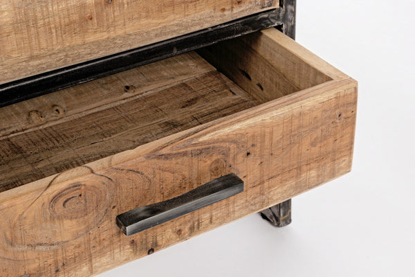 Modern Shelving Unit with 2 Doors and 2 Drawers for Storage